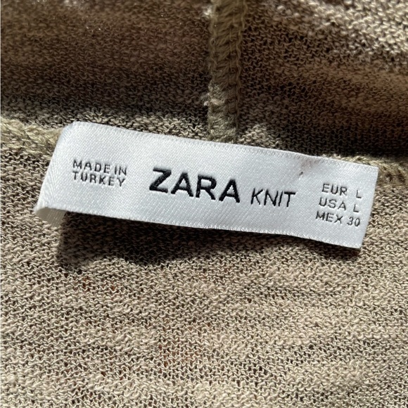 Zara sage green stretchy knit jumpsuit size large - Picture 14 of 15